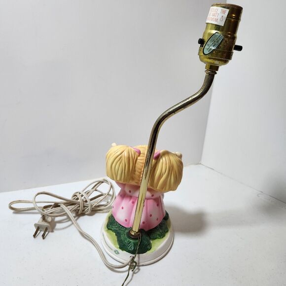 Cabbage Patch Kids Vintage 1983 Original Appalachian Artworks Ceramic Lamp - Picture 5 of 13